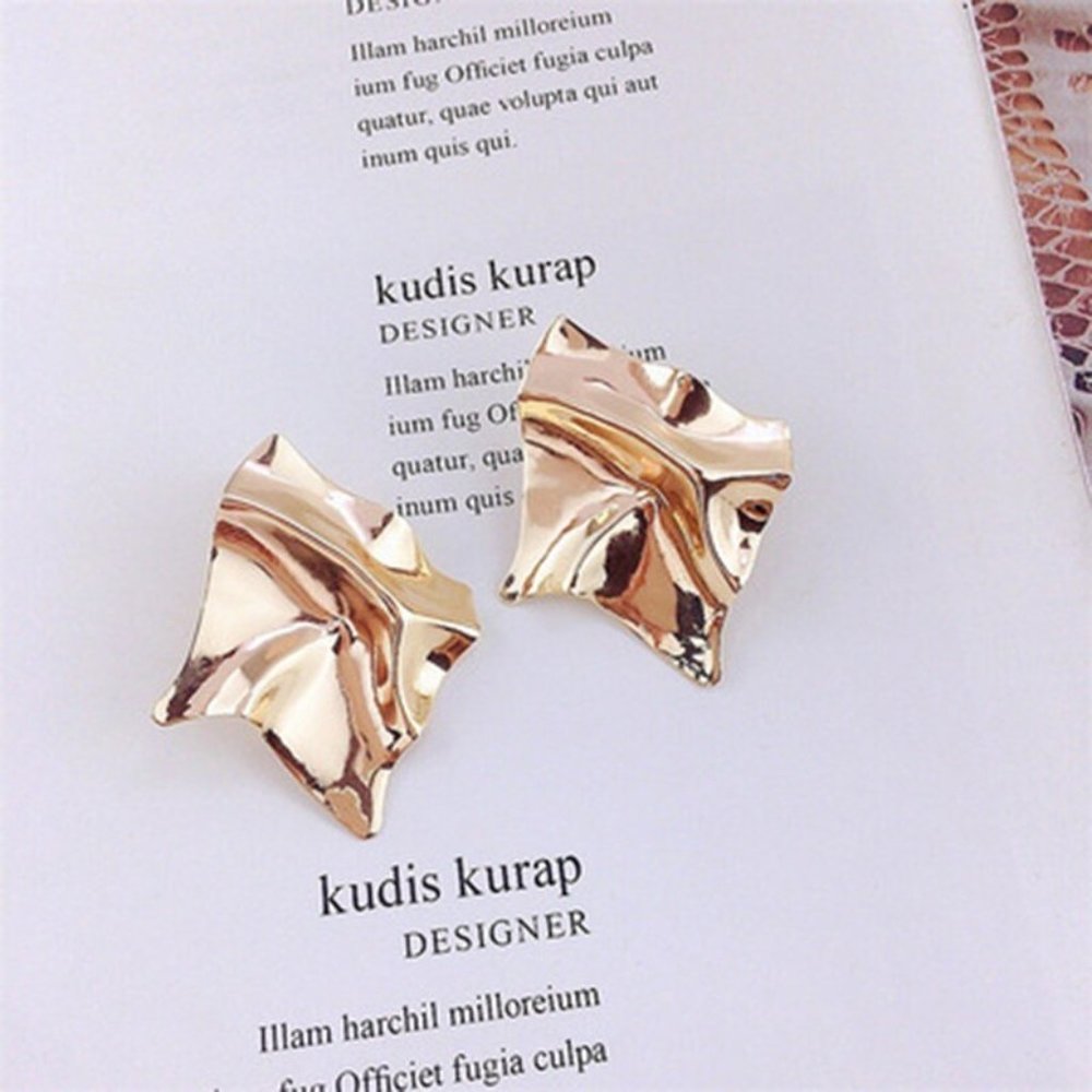 Earrings Women Big Leaf Bohemian Hoop Drop Cute Trendy Jewelry - Picture 5 of 9